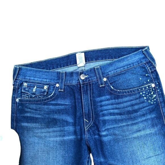 True Religion Jeans Size 40 STRAIGHT Blue - Picture 9 of 9